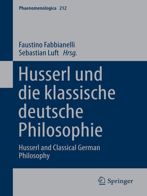 cover image of Husserl und die klassische deutsche Philosophie
